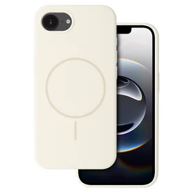 Magnetinis plonas silikoninis dėklas Iphone 16e akmens spalva