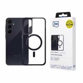 3mk Satin Armor Magnetinis dėklas telefonui Samsung Galaxy A35 5G - skaidrus