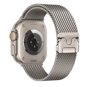 FORCELL F-DESIGN FA11 nerūdijančio plieno dirželis APPLE laikrodžiui 38 / 40 / 41 mm sidabrinis