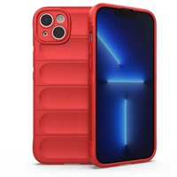 Magic Shield Case dėklas telefonui iPhone 14 Plus lankstus šarvuotas dangtelis raudonas