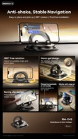 Automobilinis telefono laikiklis Remax RM-C43 (dashboard) juodas
