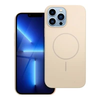 Blizgus magnetinis dėklas suderinamas su MagSafe IPHONE 13 PRO MAX - baltas