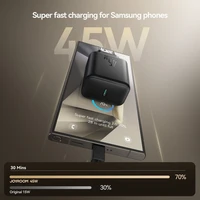 Įkroviklis Joyroom JR-TCG13 45W GaN USB-C juodas