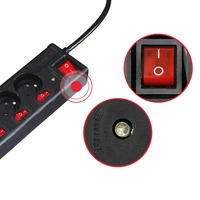 Hama 6 lizdų apsaugos nuo viršįtampių ilgintuvas 1.4m su jungikliais - juodas