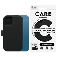 CARE by PanzerGlass Funkcija Tango 2in1 Piniginės tipo dėklas MagSafe iPhone 13 / 14 - juodas