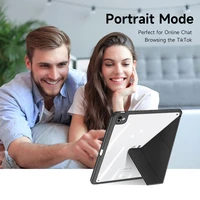 DUX DUCIS dėklas MAGI (m) su pieštuko laikymo vieta skirtas iPad Pro 11 (2024) - juodas (m)