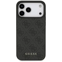 Guess 4G Classic dėklas telefonui iPhone 17 Pro Max - juodas