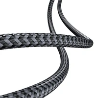 Benks kabelis D49 pintas - Type C į Type C - PD 60W 3A 1,2 metrai juodas