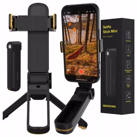 Spacecase Selfie Stick Mini ST12-B juodas