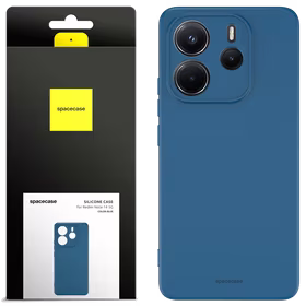 Spacecase Silikoninis dėklas 3.0 Redmi Note 14 4G mėlynas