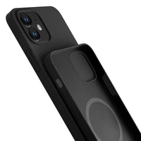 3mk silikoninis dėklas iPhone 12 mini - juodas