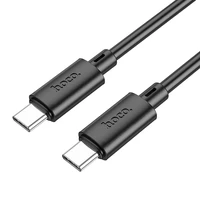 Kabelis USB C į USB C Hoco 3A 60W 1 m X88 juodas