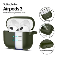 Tech-Protect silikoninis dėklas ausinėms Apple AirPods 3 - žalias