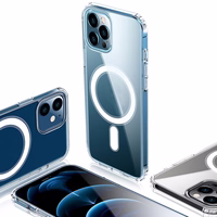 Anti Shock 1,5 mm Mag dėklas for Samsung Galaxy S25 Edge skaidrus