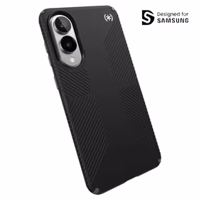 Speck Presidio2 Grip Magnet - Samsung Galaxy S25 Edge MagSafe dėklas (juodas/Slate pilkas/baltas)