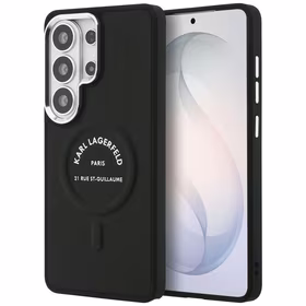 Karl Lagerfeld dėklas Embossed Ring RSG Logo MagSafe Samsung Galaxy S26 Ultra juodas