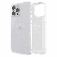 Adidas OR apsauginis skaidrus dėklas su blizgučiais iPhone 13 Pro Max - skaidrus sidabrinis