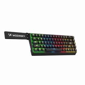 "Wozinsky" WKGP-1165 mechaninė žaidimų klaviatūra su RGB apšvietimu - juoda