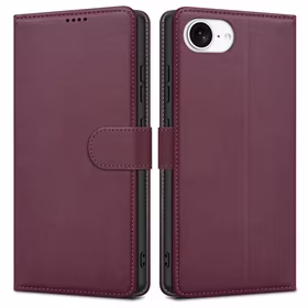 Dėklas Fancy Wallet Samsung S942 S26 Pro tamsiai raudonas