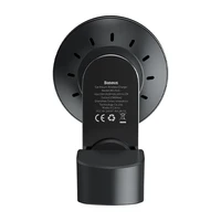 Baseus Big Energy automobilinis laikiklis su belaidžiu įkrovikliu 15W, skirtas Iphone 12 / Iphone 13 (juodas)
