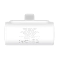 Išorinė baterija OS-Baseus Compact IP 5000mAh 20W (balta)