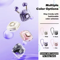 Rock Bluetooth ausinės TWS Air Bubble rožinės