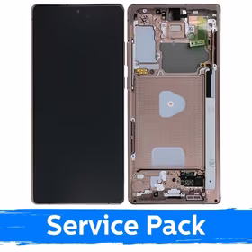 Ekranas skirtas Samsung N980 Note 20 su rėmeliu / Mystic Bronze / (Service Pack)