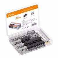 DIN bėgio laidų jungiamųjų rinkinys Sonoff (20 vnt.)