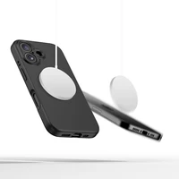 Tech-Protect Skystas silikoninis Magnetinis iPhone 16e dėklas - juoda