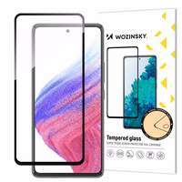 Wozinsky pilno klijavimo grūdintas stiklas Samsung Galaxy A54 5G 9H pilno ekrano grūdintas stiklas su juodu rėmeliu