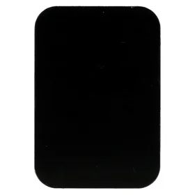 Metalinė plokštelė magnetiniams laikikliams - stačiakampė 45x65mm juoda