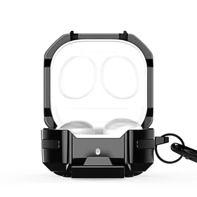 Dux Ducis SECG Ausinių dėklas Samsung Galaxy Buds Live / Buds Pro / Buds 2 / Buds 2 Pro (m) - juodas (m)