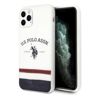 US Polo USHCN58PCSTRB iPhone 11 Pro balta Tricolor Pattern Collection