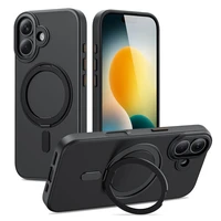 Tech-Protect MagRing Magnetinis dėklas telefonui iPhone 17 - Matinis juodas