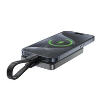 Išorinė baterija Power Bank Acefast M12-10000 PD20W Magnetic Wireless 10000mAh juoda