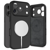 Tech-Protect Silicone magnetinis dėklas telefonui iPhone 17 Pro - juodas
