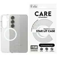 CARE by PanzerGlass Flagship Urban Combat StarLight White QI dėklas telefonui Samsung Galaxy S25+ - skaidrus