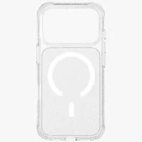 Uniq LifePro Xtreme Magclick įkrovimo dėklas telefonui iPhone 17 Pro - skaidrus su blizgučiais