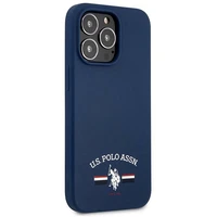 US Polo USHCP13XSFGV iPhone 13 Pro Max 6,7" tamsiai mėlynas/tamsiai mėlynas Silikoninė kolekcija