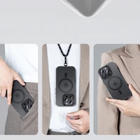 Benks magnetinis Lucid Armor dėklas (B065) Iphone 16 Pro telefonui juodas (su kameros valdymo mygtuku)