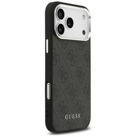 Guess 4G Classic Logo Magnetinis dėklas telefonui iPhone 17 Pro Max - juodas