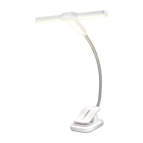 Triguba knygos lempa Glocusent GLCSNTA2303 USB-C 1000mAh balta