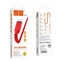 Kabelis USB-A į Micro USB Hoco 2,4A 1 m X59 raudonas