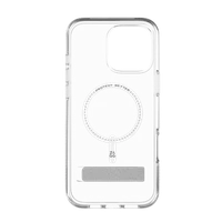 ZAGG Crystal Palace Snap Magnetinis dėklas telefonui su stovu iPhone 16 Pro Max - Skaidrus