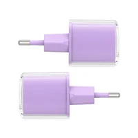 Acefast A53 PD 30W GaN USB-C įkroviklis su ekranu - violetinis