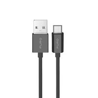 Puro TPE 12W USB-A - microUSB 1m kabelis - juodas