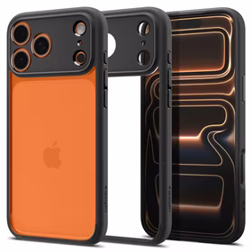 Spigen Ultra Hybrid dėklas telefonui iPhone 17 Pro - Matinis juodas