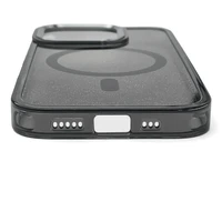 Blizgus dėklas MagSafe suderinamas iPhone 17 Pro - juodas