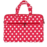 Wonder Dėklas nešiojamam kompiuteriui 15–16 colių raudonas polka-dot