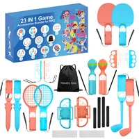 Nintendo Switch 23-in-1 šeimos priedų paketas 2 - Oranžinis ir mėlynas rinkinys